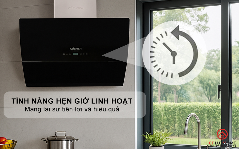 MÁY HÚT MÙI VÁT NGHIÊNG KOCHER K-2080E NGANG 700MM K2080E 4