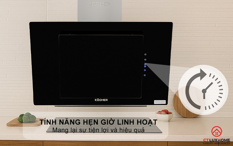 MÁY HÚT MÙI VÁT KÍNH KOCHER K-2080V NGANG 700MM K2080V 4