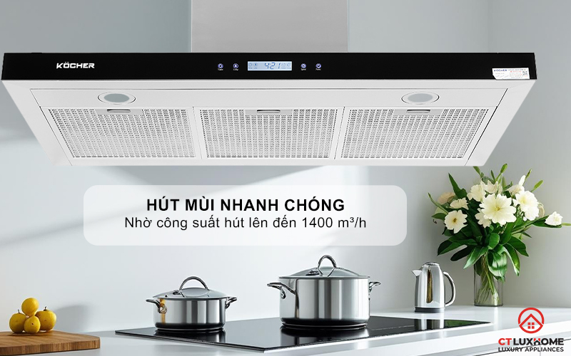 MÁY HÚT MÙI CHỮ T KOCHER K-225C NGANG 900MM K225C 2