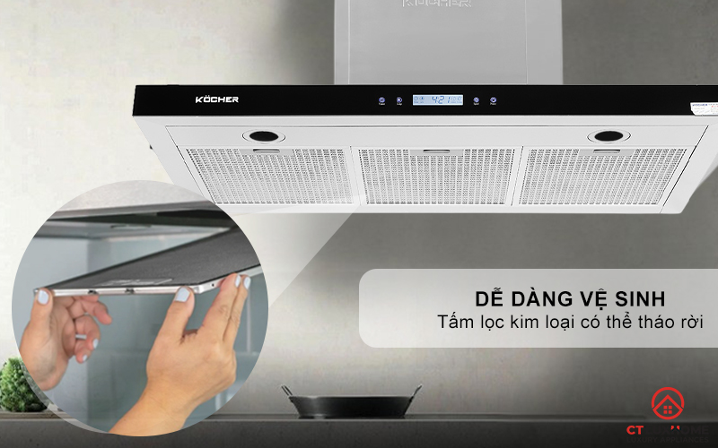 MÁY HÚT MÙI CHỮ T KOCHER K-225C NGANG 900MM K225C 4