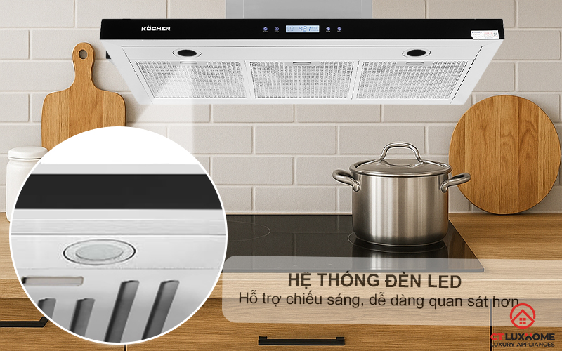 MÁY HÚT MÙI CHỮ T KOCHER K-225C NGANG 900MM K225C 5