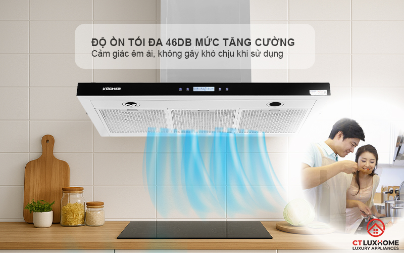 MÁY HÚT MÙI CHỮ T KOCHER K-225C NGANG 900MM K225C 8