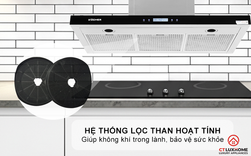 MÁY HÚT MÙI CHỮ T KOCHER K-225C NGANG 900MM K225C 7