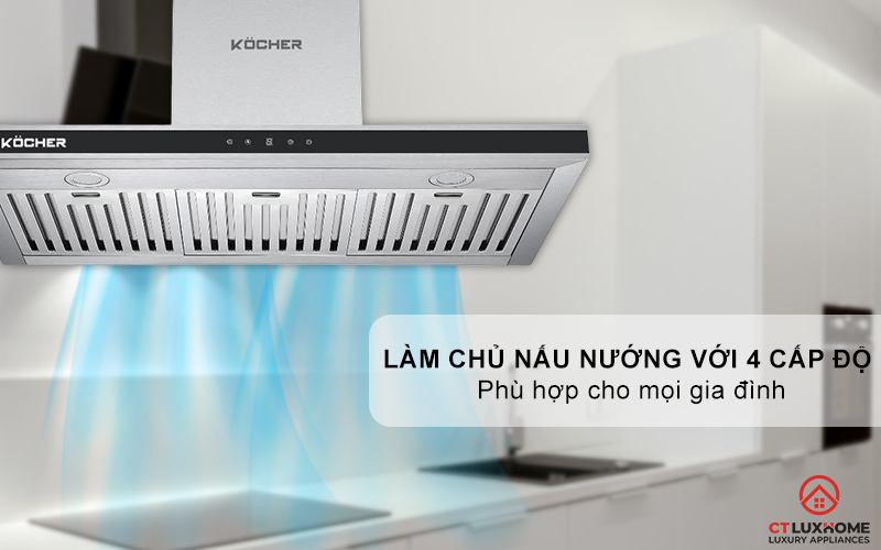 MÁY HÚT MÙI CHỮ T KOCHER K-225C PRO NGANG 900MM 6