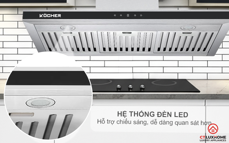 MÁY HÚT MÙI CHỮ T KOCHER K-225C PRO NGANG 900MM 5
