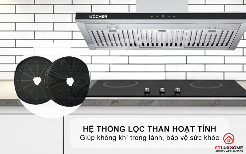 MÁY HÚT MÙI CHỮ T KOCHER K-225C PRO NGANG 900MM 4