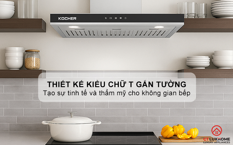 MÁY HÚT MÙI CHỮ T KOCHER K-225C PRO NGANG 900MM 1