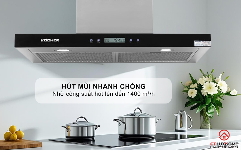 MÁY HÚT MÙI CHỮ T KOCHER K-225C NGANG 700MM K225C 2