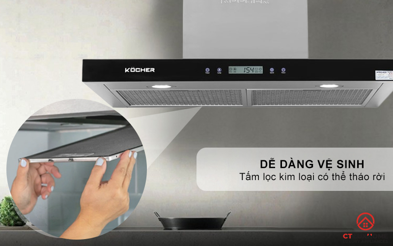 MÁY HÚT MÙI CHỮ T KOCHER K-225C NGANG 700MM K225C 4