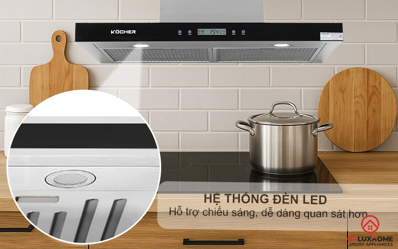 MÁY HÚT MÙI CHỮ T KOCHER K-225C NGANG 700MM K225C 5