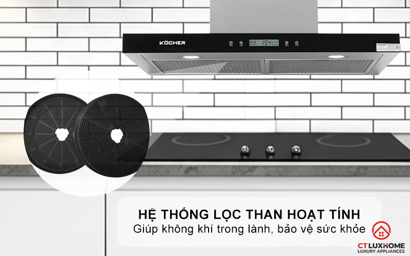 MÁY HÚT MÙI CHỮ T KOCHER K-225C NGANG 700MM K225C 7