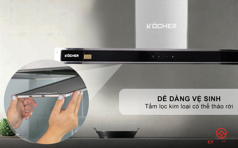 MÁY HÚT MÙI CHỮ T KOCHER K-225D NGANG 900MM K225D 4