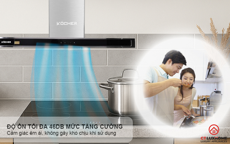 MÁY HÚT MÙI CHỮ T KOCHER K-225D NGANG 900MM K225D 8