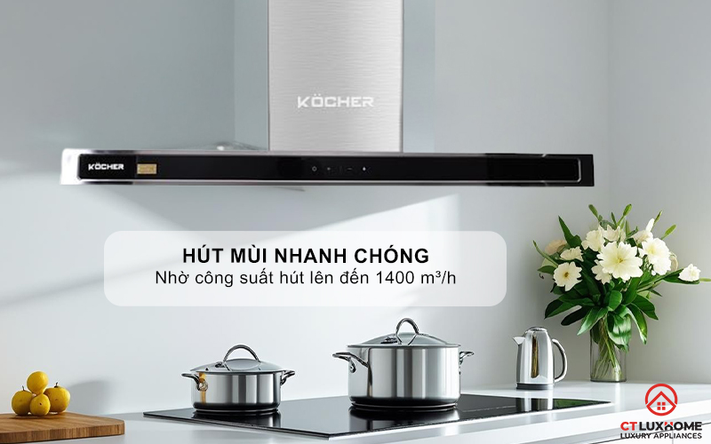 MÁY HÚT MÙI CHỮ T KOCHER K-225D NGANG 700MM K225D 2