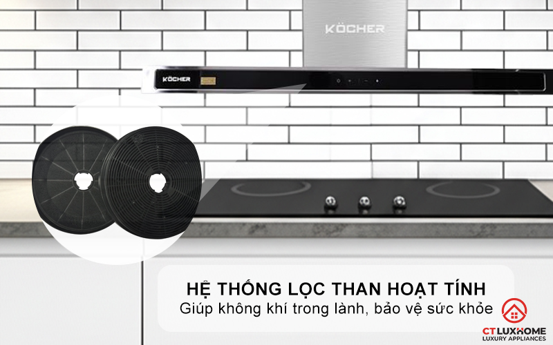 MÁY HÚT MÙI CHỮ T KOCHER K-225D NGANG 700MM K225D 7