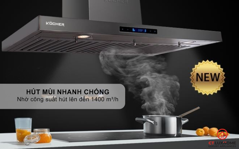 MÁY HÚT MÙI CHỮ T KOCHER K-225MI NGANG 900MM K225MI 2