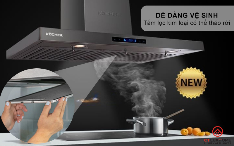 MÁY HÚT MÙI CHỮ T KOCHER K-225MI NGANG 900MM K225MI 4