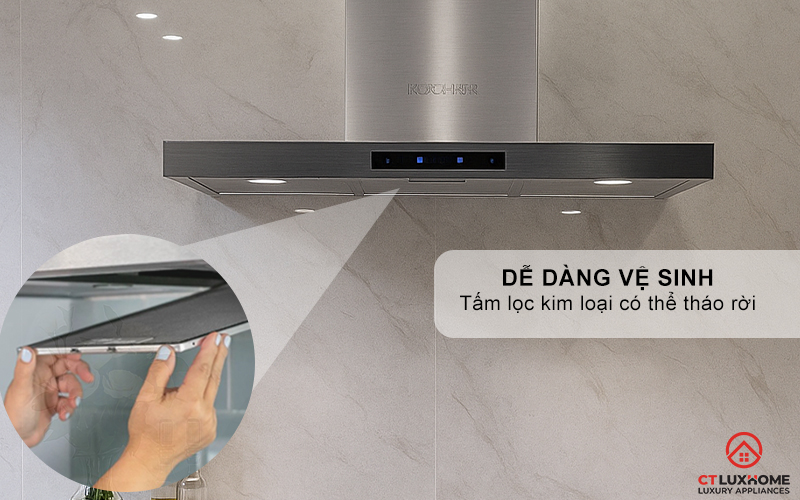 MÁY HÚT MÙI CHỮ T KOCHER K-225MI NGANG 700MM K225MI 4