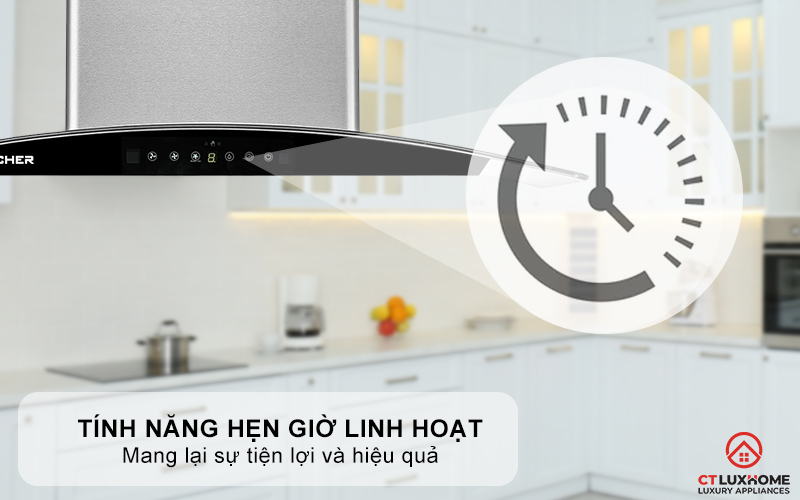 MÁY HÚT MÙI GẮN TƯỜNG KÍNH CONG KOCHER K-226I NGANG 70CM K226I 7