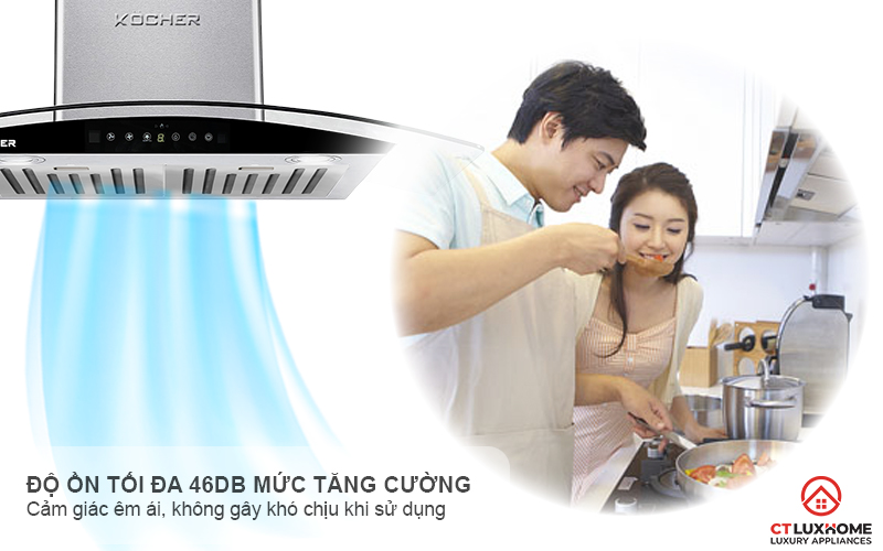 MÁY HÚT MÙI GẮN TƯỜNG KÍNH CONG KOCHER K-229I NGANG 70CM K229I 8