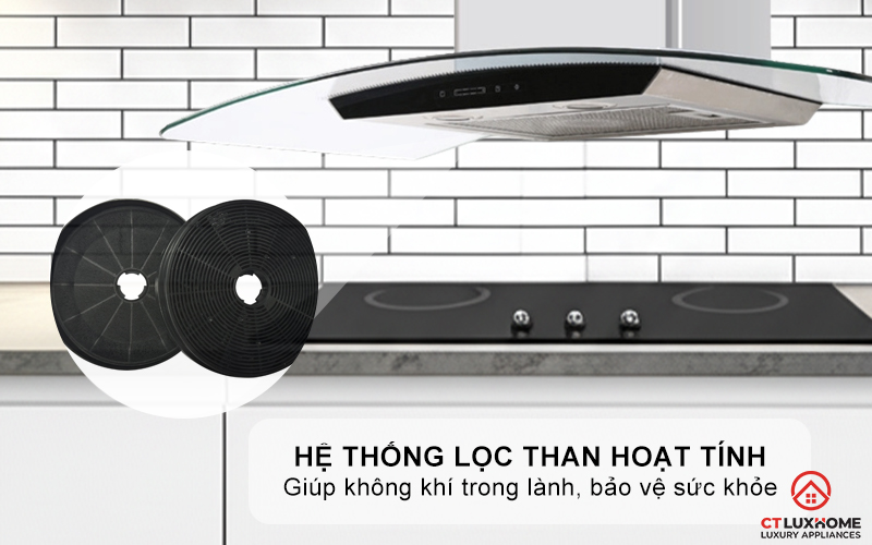 MÁY HÚT MÙI GẮN TƯỜNG  KOCHER K-229S NGANG 90 CM K229S 5