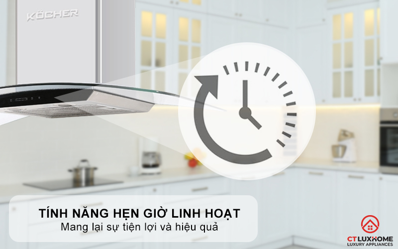 MÁY HÚT MÙI GẮN TƯỜNG  KOCHER K-229S NGANG 90 CM K229S 6