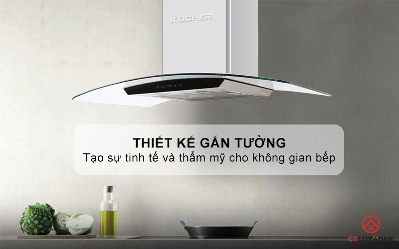 MÁY HÚT MÙI GẮN TƯỜNG  KOCHER K-229S NGANG 90 CM K229S 1
