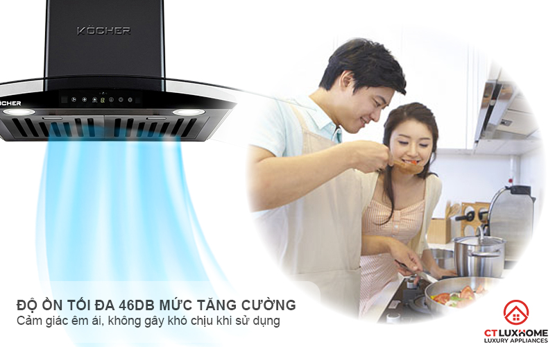 MÁY HÚT MÙI GẮN TƯỜNG KÍNH CONG KOCHER K-229V NGANG 90CM K229V 8