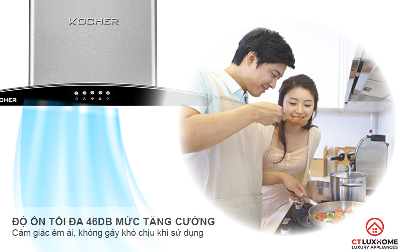 MÁY HÚT MÙI GẮN TƯỜNG KÍNH CONG  KOCHER K- 8872I - NGANG 90CM K8872I 6