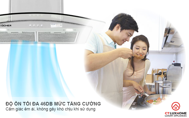 MÁY HÚT MÙI GẮN TƯỜNG KÍNH CONG  KOCHER K-8870 NGANG 70CM K8870 8