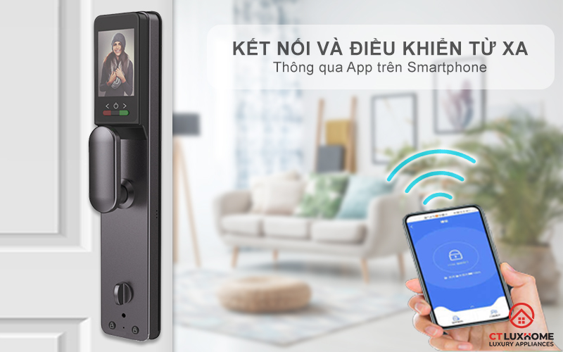 KHOÁ CỬA THÔNG MINH AVOLOCK AL 86FRV CẢM BIẾN VÂN TAY, KHUÔN MẶT AL86FRV 5