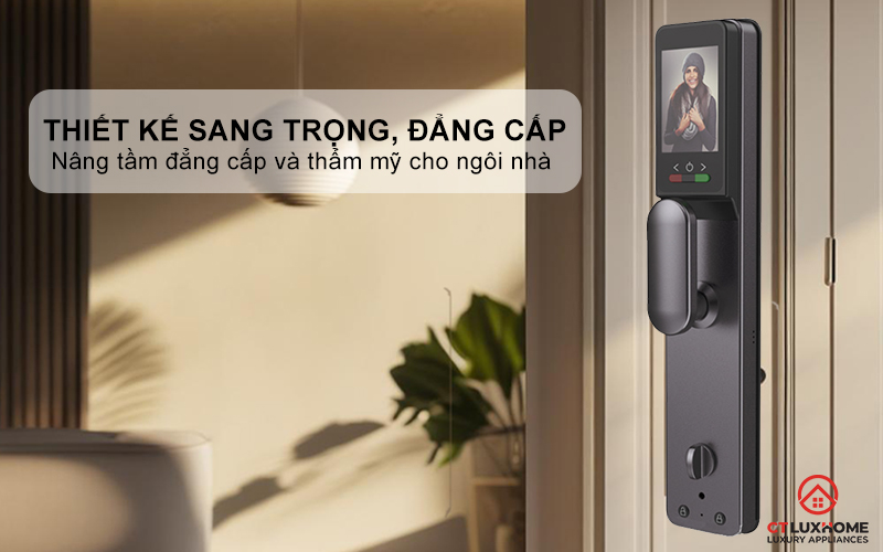KHOÁ CỬA THÔNG MINH AVOLOCK AL 86FRV CẢM BIẾN VÂN TAY, KHUÔN MẶT AL86FRV 1
