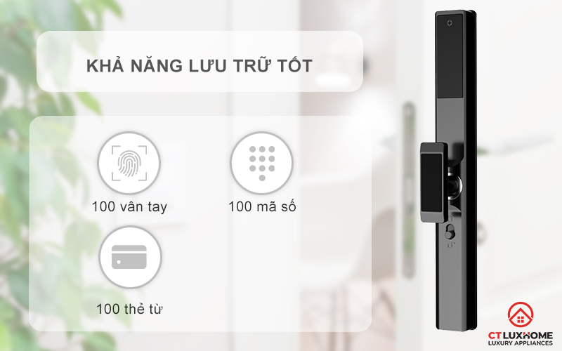 KHÓA CỬA NHÔM AVOLOCK AN 383 NHẬN DIỆN VÂN TAY AN383 10