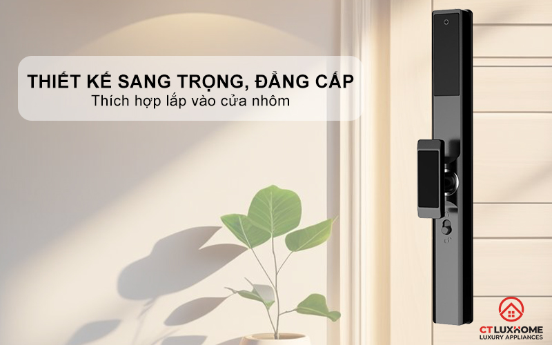 KHÓA CỬA NHÔM AVOLOCK AN 383 NHẬN DIỆN VÂN TAY AN383 1