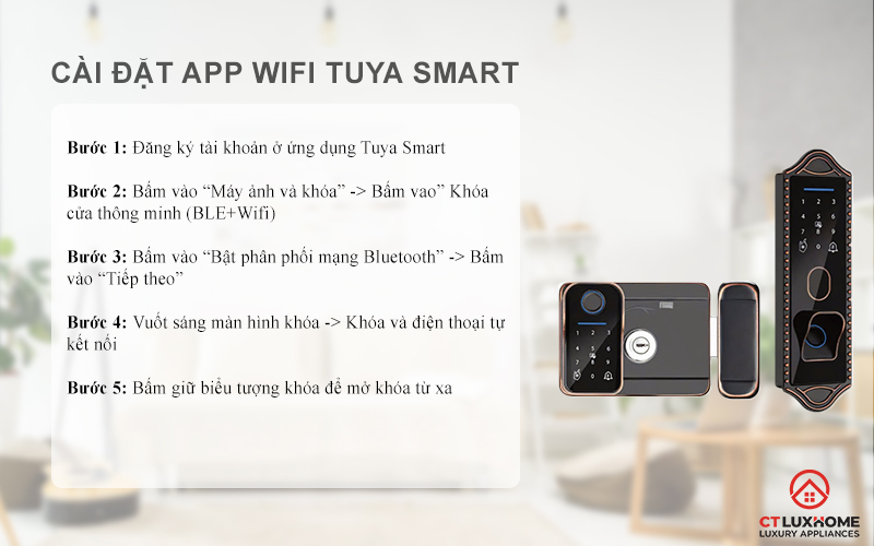 Cài đặt kết nối ứng dụng