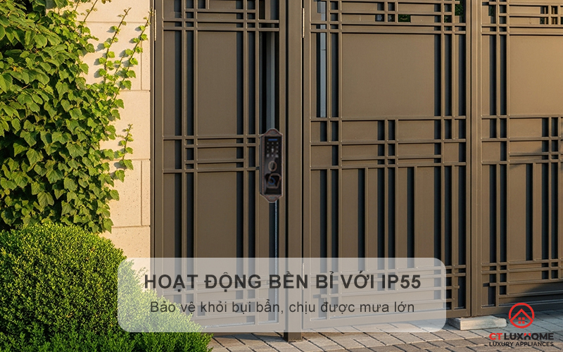 Hoạt động bền bỉ vượt nắng gió với IP55