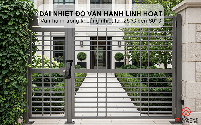 Dải nhiệt độ vận hành linh hoạt