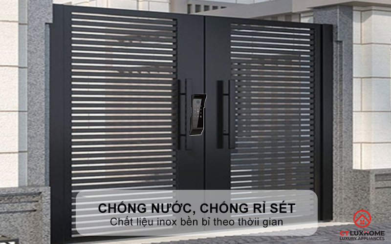Chống nước, chống rỉ - Chất liệu inox bền bỉ