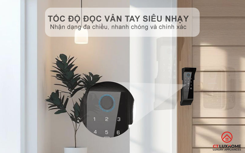 Tốc độ đọc vân tay siêu nhạy