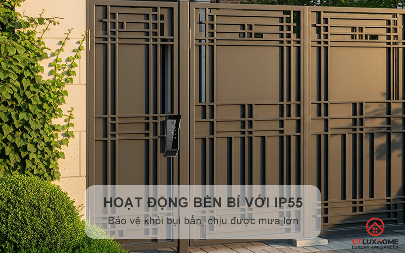 Hoạt động bền bỉ vượt nắng gió với IP55