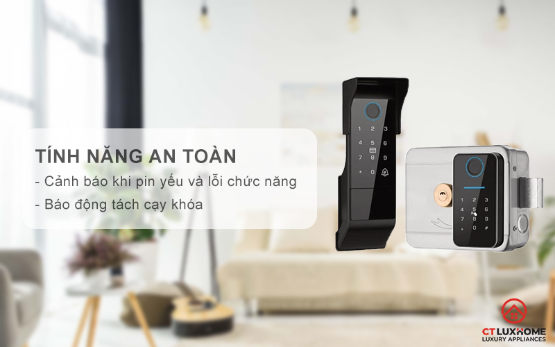 Tính năng an toàn thông minh, thông báo dễ dàng quản lý