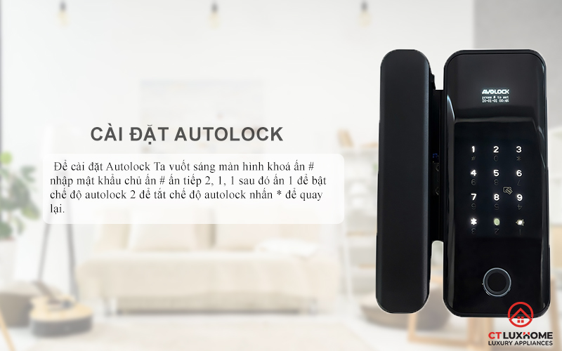 Cài đặt tự động khóa