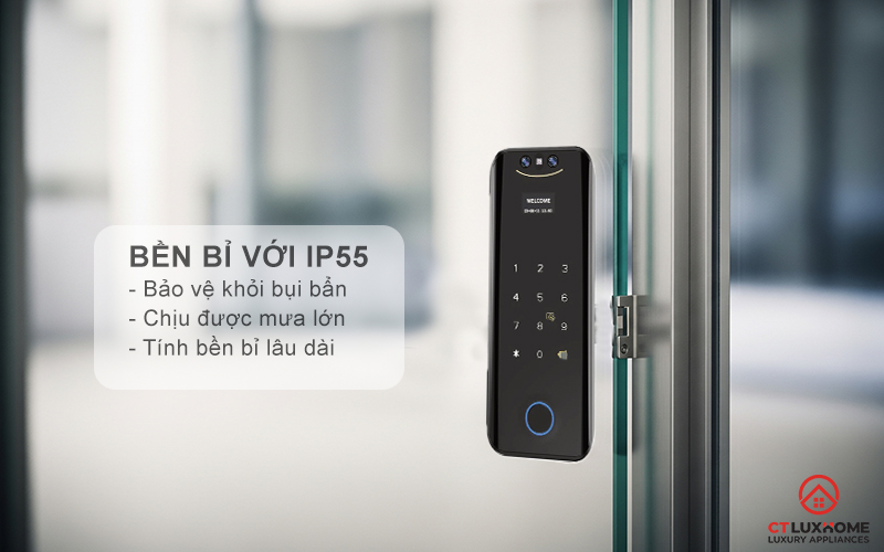 Hoạt động bền bỉ vượt nắng gió với IP55