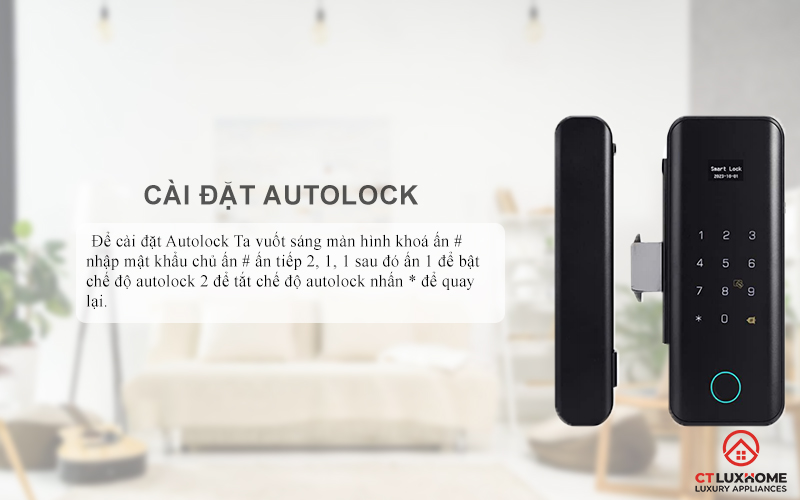 Cài đặt tự động khóa