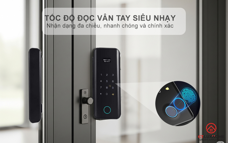 Tốc độ đọc vân tay siêu nhạy