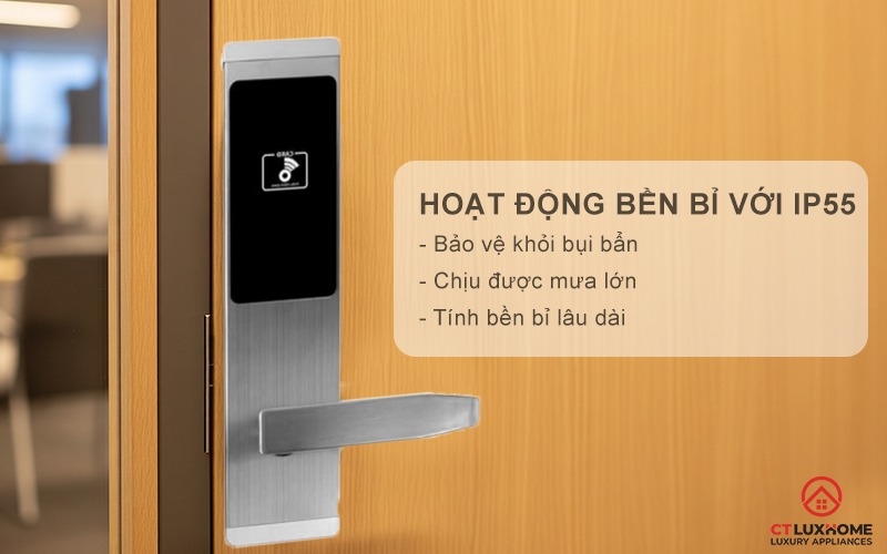 Hoạt động bền bỉ vượt nắng gió với IP55