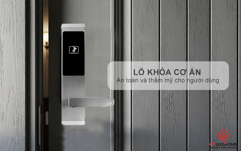 Lỗ khóa cơ ẩn - An toàn và thẩm mỹ