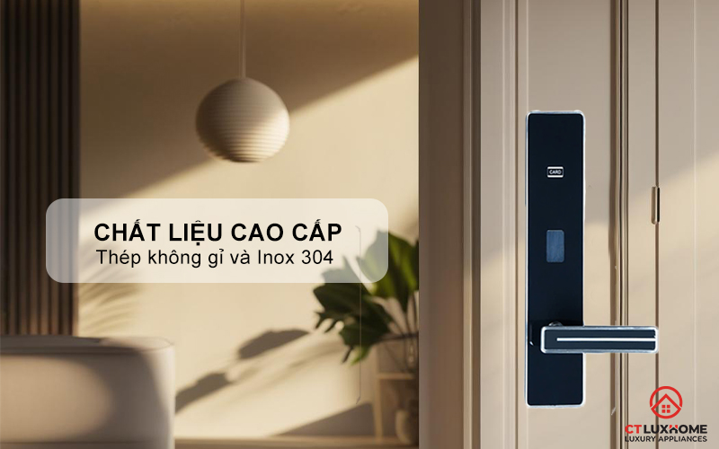 Chất liệu thép không gỉ và Inox 304 cao cấp
