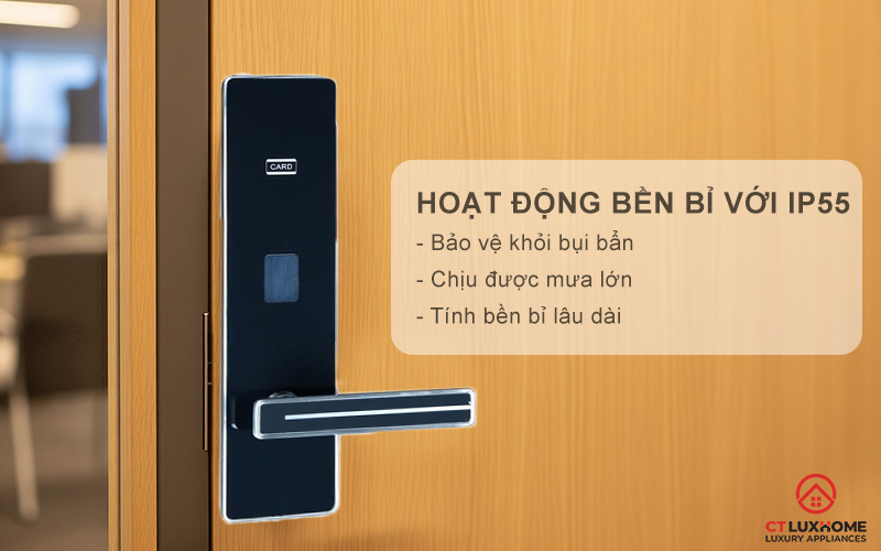 Hoạt động bền bỉ vượt nắng gió với IP55