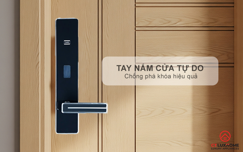 Tay nắm tự do - Chống phá khóa hiệu quả